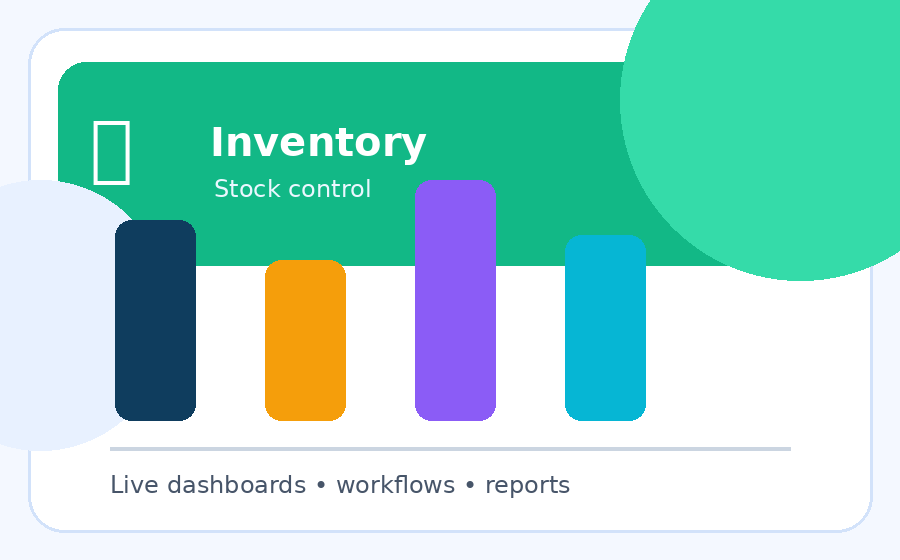 Inventory and warehouse management software