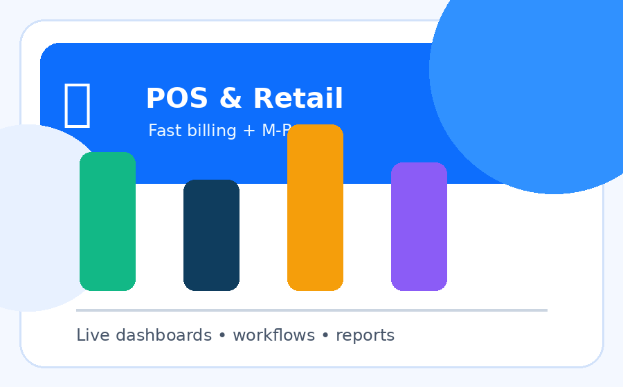 Retail POS and sales management software